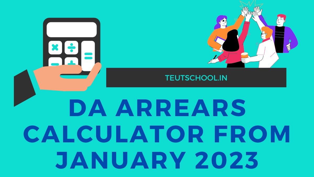 DA Arrears Calculator from Jan 2023