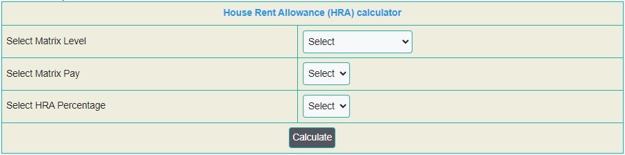 HRA Online Calculator Image